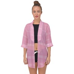 Pink Ribbon Open Front Chiffon Kimono by snowwhitegirl