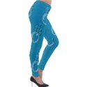 Bubble Group Pattern Abstract Lightweight Velour Leggings View4