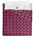 Black Rose Pink Duvet Cover Double Side (Queen Size) View2