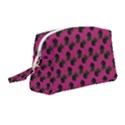 Black Rose Pink Wristlet Pouch Bag (Medium) View1