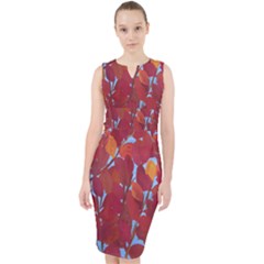 Copper Beech Design Midi Bodycon Dress by BePrettily