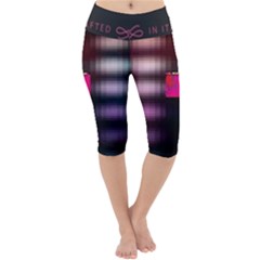 Aquarium By Traci K Lightweight Velour Cropped Yoga Leggings by tracikcollection