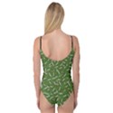 Pepe the Frog Face pattern Green Kekistan meme Camisole Leotard  View2