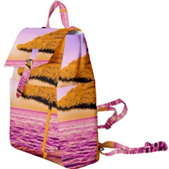Pop Art Beach Umbrella  Buckle Everyday Backpack by essentialimage