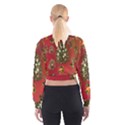 Wonderful Vintage Christmas Design Cropped Sweatshirt View2