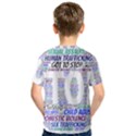 Human Trafficking In Blue Classic Logo Final Kids  Sport Mesh Tee View2