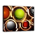 Sport Ball Tennis Golf Football Canvas 14  x 11  (Stretched) View1