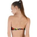 Sport Ball Tennis Golf Football Twist Bandeau Bikini Top View2