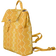 Pattern Yellow Buckle Everyday Backpack by HermanTelo