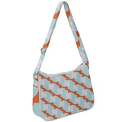 Wallpaper Chevron Zip Up Shoulder Bag by HermanTelo