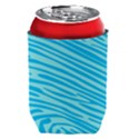 Pattern Texture Blue Can Holder View1