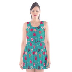 Heart Candy Lollipop Green Scoop Neck Skater Dress by trulycreative