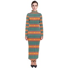 Background Texture Fabric Turtleneck Maxi Dress by Mariart