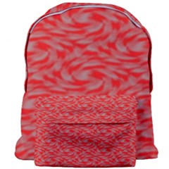 Background Abstraction Red Gray Giant Full Print Backpack by HermanTelo