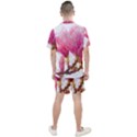 Magnolia Roze aquarel watercolor Men s Mesh Tee and Shorts Set View2