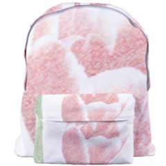 Tulip Red White Pencil Drawing Giant Full Print Backpack by picsaspassion