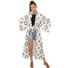 Background Texture Triangle Maxi Kimono by HermanTelo