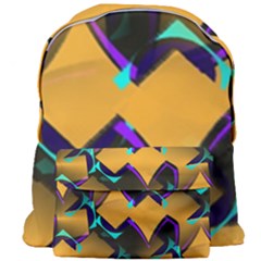 Geometric Gradient Psychedelic Giant Full Print Backpack by HermanTelo