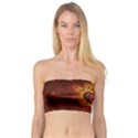 Beautiful Heart With Leaves Bandeau Top View1