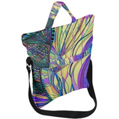 Happpy (4) Fold Over Handle Tote Bag by nicholakarma