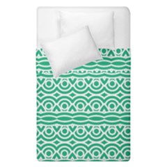 Pattern Green Duvet Cover Double Side (single Size) by Mariart