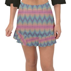 Pattern Background Texture Colorful Fishtail Mini Chiffon Skirt by HermanTelo