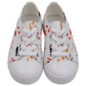 Pumpkin Faces Pattern Kids  Low Top Canvas Sneakers View1