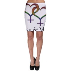 Mrs  And Mrs  Bodycon Skirt by LiveLoudGraphics