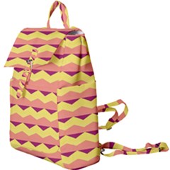 Background Colorful Chevron Buckle Everyday Backpack by HermanTelo