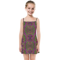 Peacock Lace In The Nature Kids  Summer Sun Dress by pepitasart