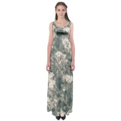 Beauty Floral Scene Photo Empire Waist Maxi Dress by dflcprintsclothing