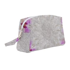 Orchidées Fleurs Abstrait Wristlet Pouch Bag (medium) by kcreatif