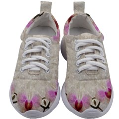 Orchidées Fleurs Abstrait Kids Athletic Shoes by kcreatif