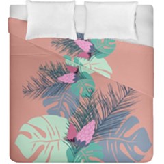 Leaves Duvet Cover Double Side (king Size) by Sobalvarro