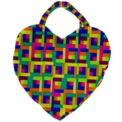 Ab 77 Giant Heart Shaped Tote by ArtworkByPatrick