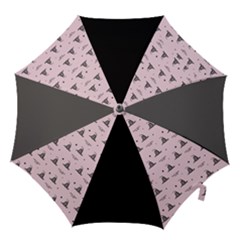 Gadsden Flag Standard Color Pink Gadsden Flag Pattern3 Stars K Gadsden Flag Pattern3 Black Background Hook Handle Umbrellas (medium) by snek