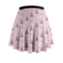 Gadsden Flag Standard Color Pink Gadsden Flag Pattern3 Stars K Gadsden Flag Pattern3 Black Background Mini Flare Skirt View2