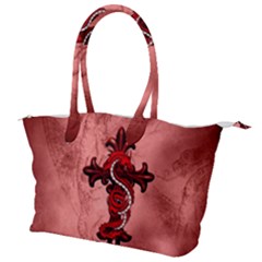 Awesome Chinese Dragon Canvas Shoulder Bag by FantasyWorld7