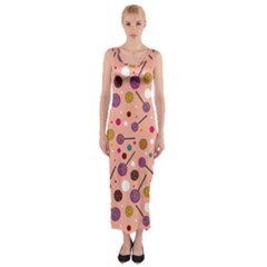 Sweet Candy Fitted Maxi Dress by VeataAtticus