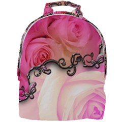 Decorative Elegant Roses Mini Full Print Backpack by FantasyWorld7