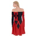 Harley Queen Shoulder Skater Dress View2