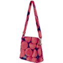 Fraise Bonbons Zipper Messenger Bag View2