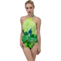 Architecture Skyline Go with the Flow One Piece Swimsuit View1