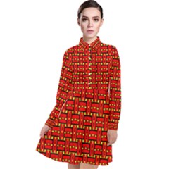 Rby 80 Long Sleeve Chiffon Shirt Dress by ArtworkByPatrick