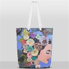 Dream Ii Full Print Rope Handle Tote (small) by CKArtCreations