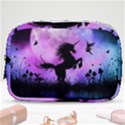 Wonderful Unicorn With Fairy In The Night Make Up Pouch (Small) View1