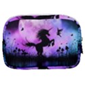 Wonderful Unicorn With Fairy In The Night Make Up Pouch (Small) View2