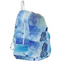 Blue Shaded Design Foldable Lightweight Backpack View3