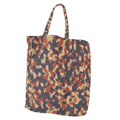 Aged Red, White, And Blue Camo Giant Grocery Tote by McCallaCoultureArmyShop