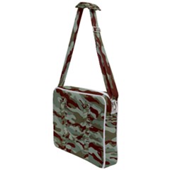 Brown And Green Camo Cross Body Office Bag by McCallaCoultureArmyShop